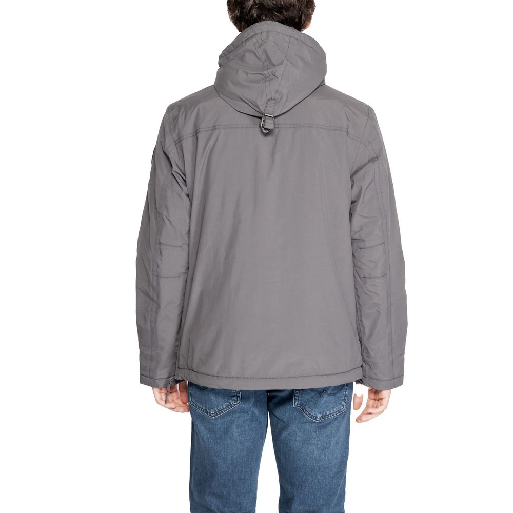 Gray Polyester Jacket