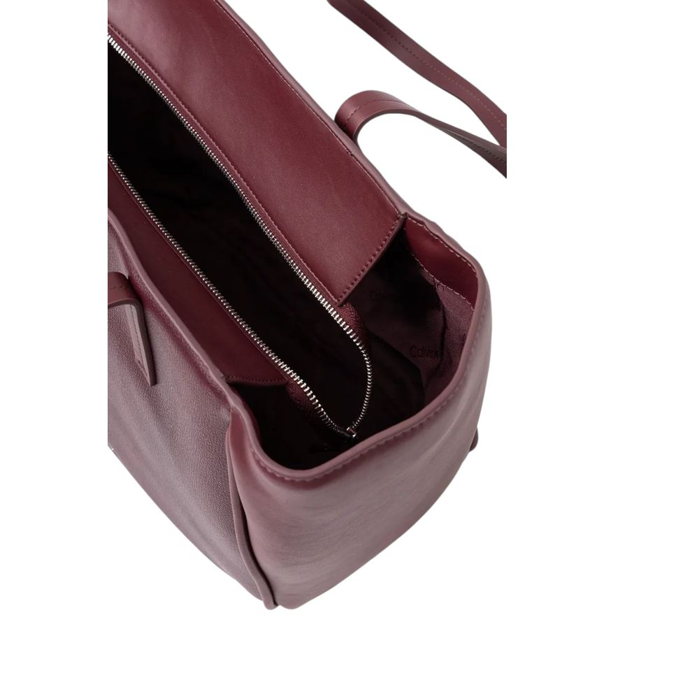 Bordeaux Polyethylene Handbag