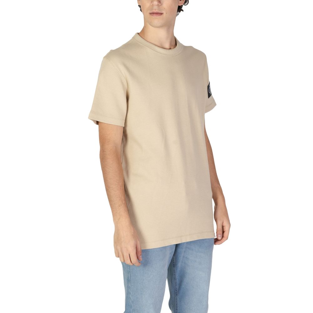 Beige Cotton T-Shirt