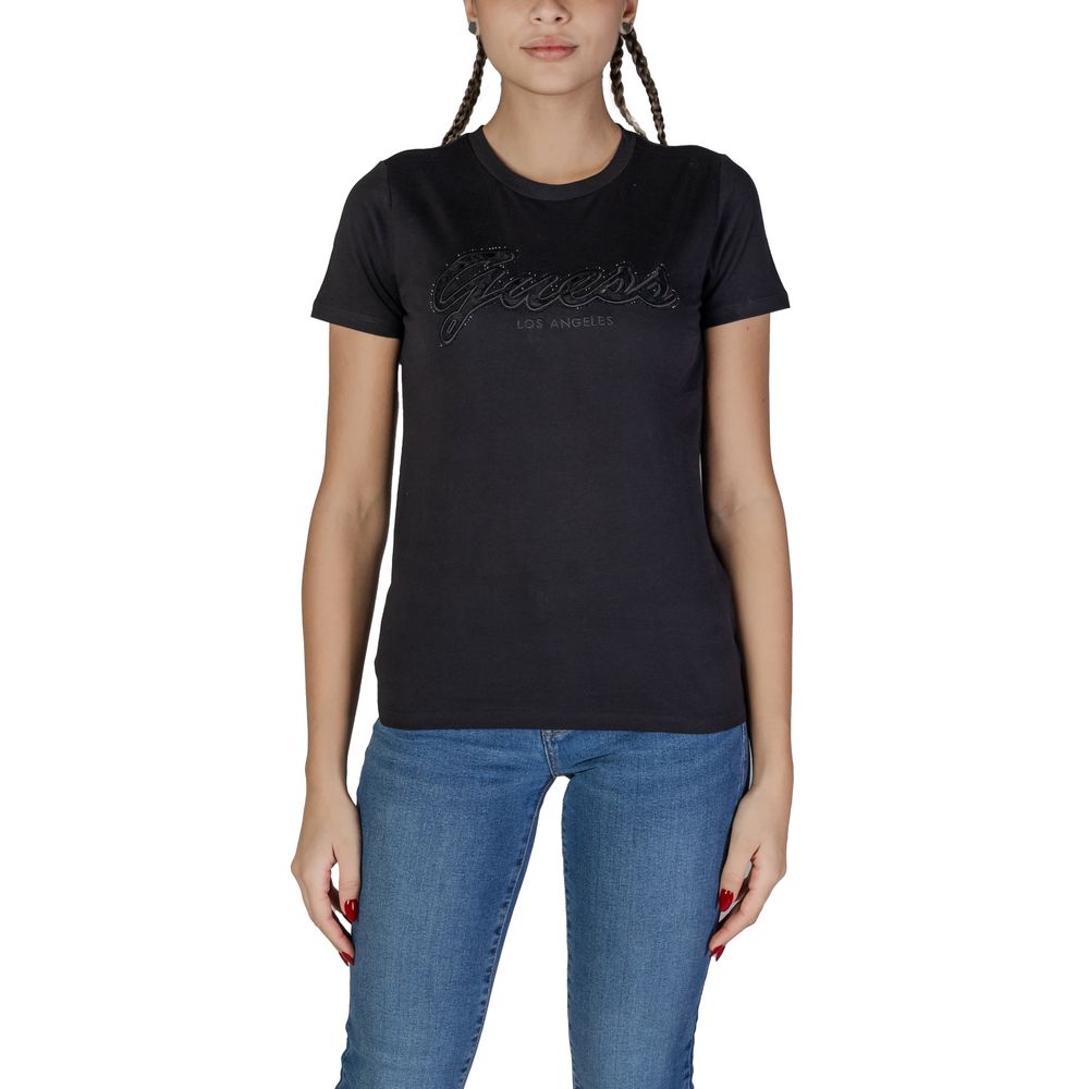 Black Cotton Tops & T-Shirt