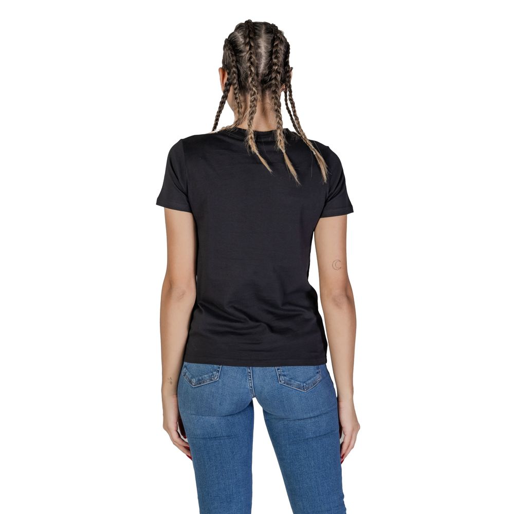 Black Cotton Tops & T-Shirt