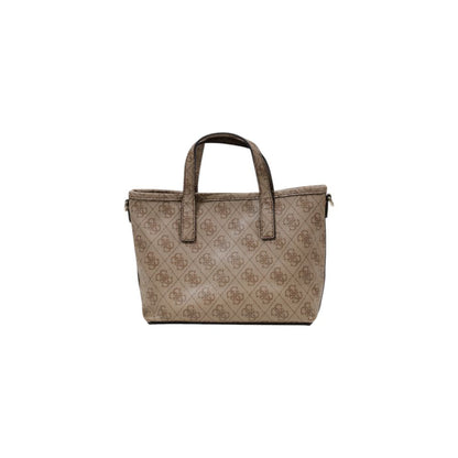 Beige Polyethylene Handbag