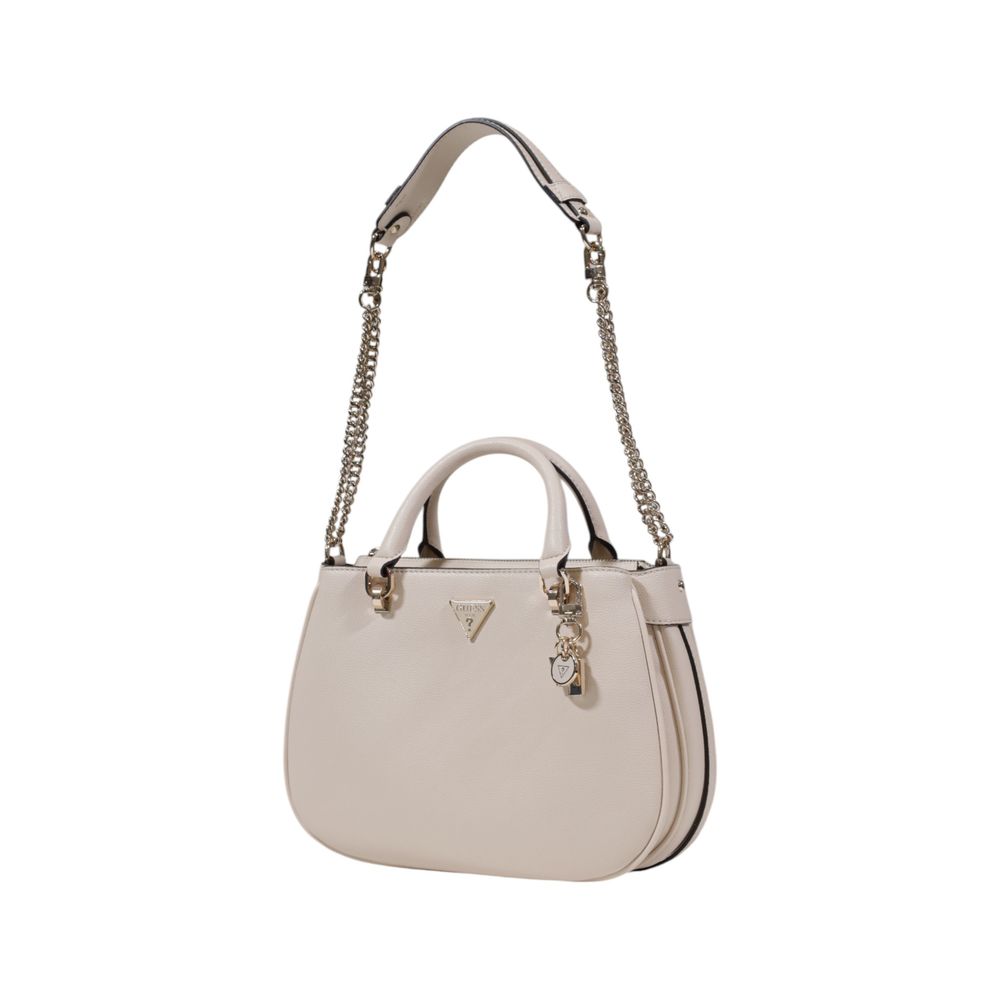 Cream Polyethylene Handbag