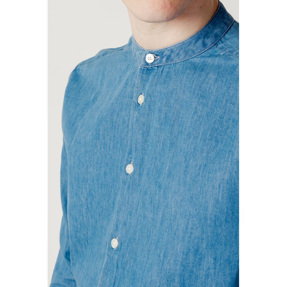 Blue Cotton Shirt