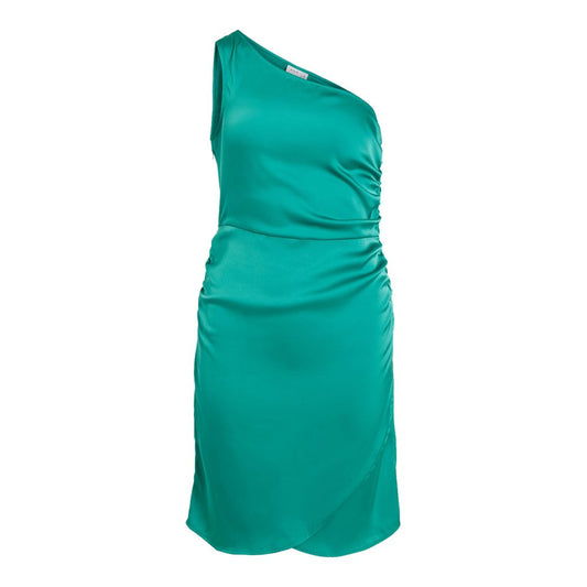 Green Polyester Dress