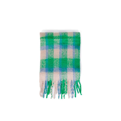 Green Polyester Scarf