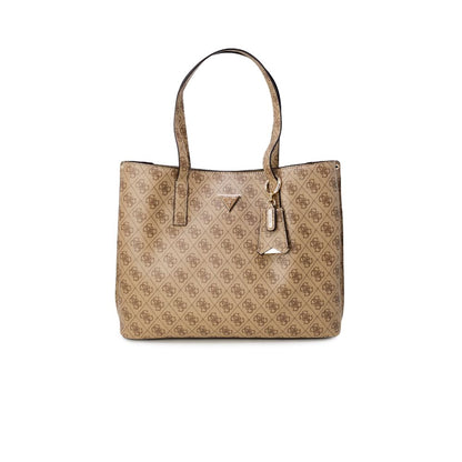 Chic Beige Polyethylene Handbag for Women