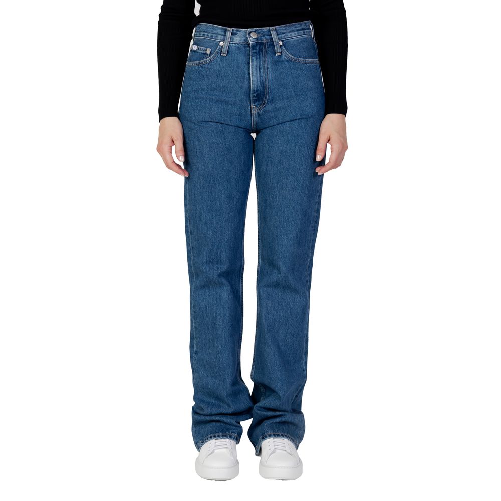 Blue Cotton Jeans & Pant