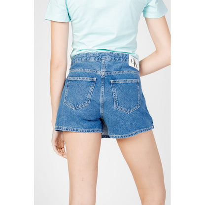 Blue Cotton Short