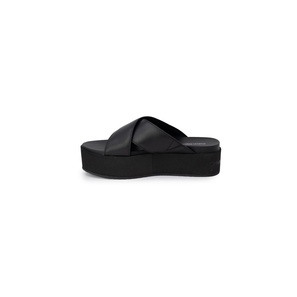 Black Leather Sandal