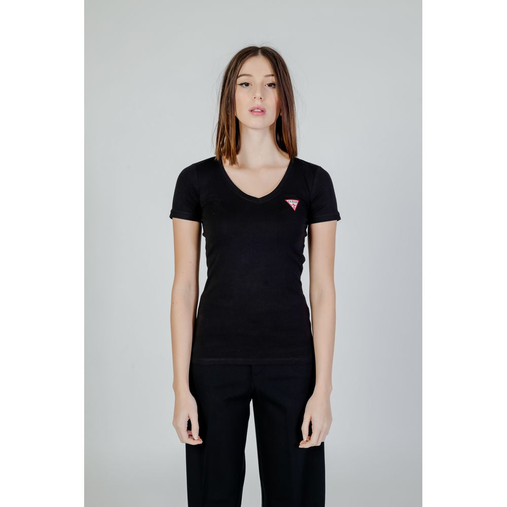 Black Cotton Tops & T-Shirt