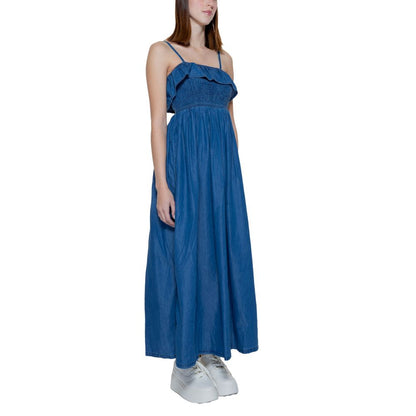 Blue Cotton Dress