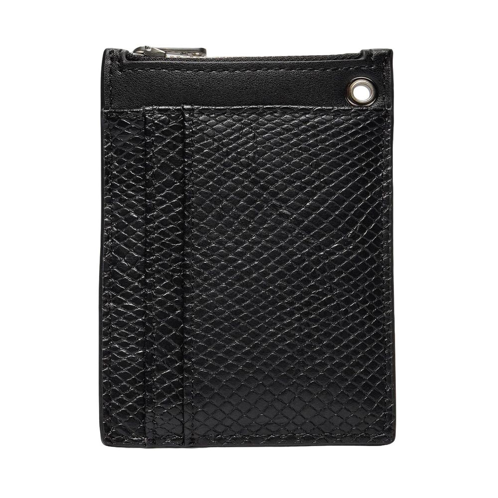 Calvin Klein Jeans Black Faux Leather Wallet