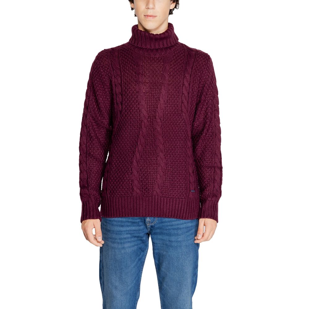 Bordeaux Polyester Sweater