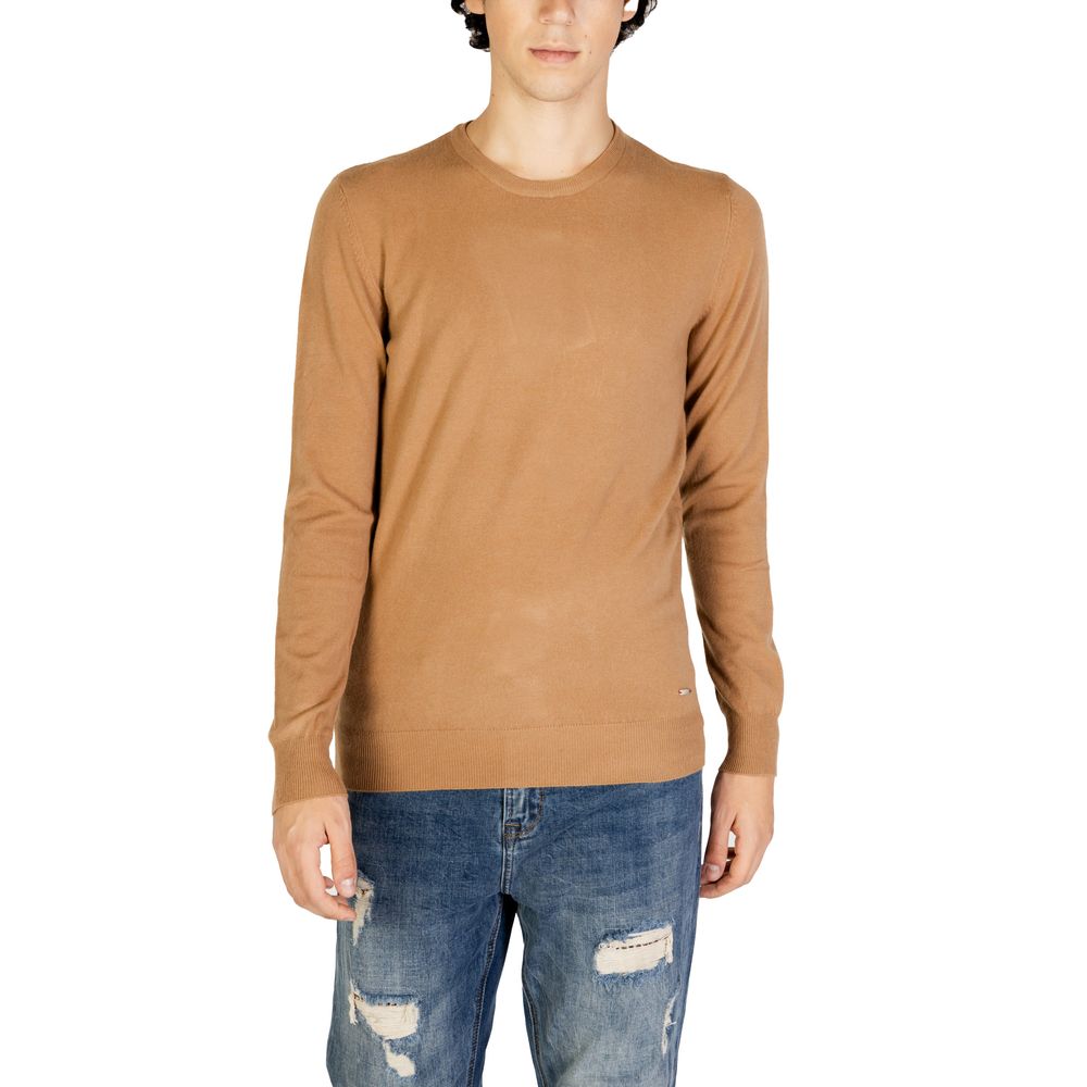 Brown Polyester Sweater