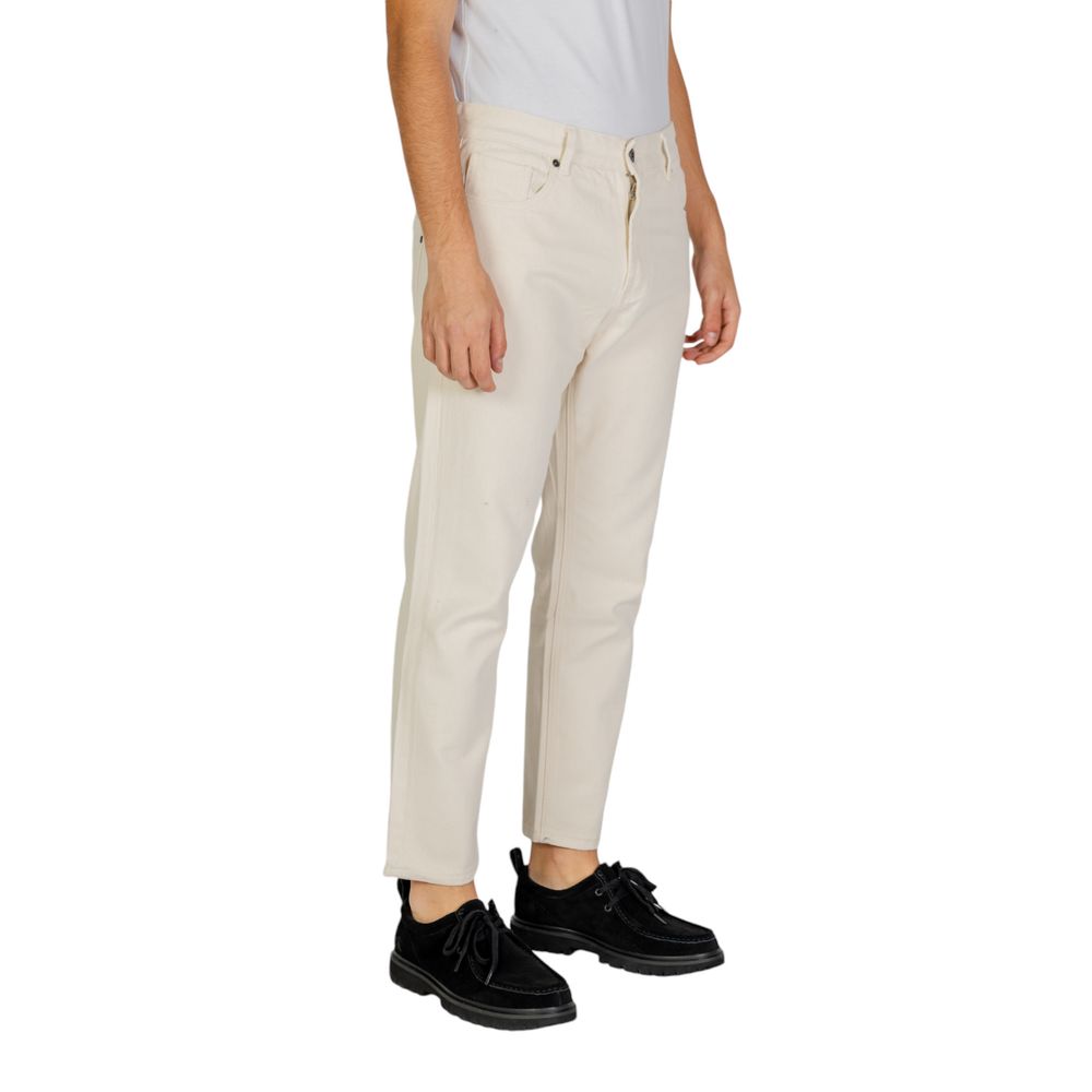 Cream Cotton Jeans & Pant - Stylish Comfort for Every Occasion