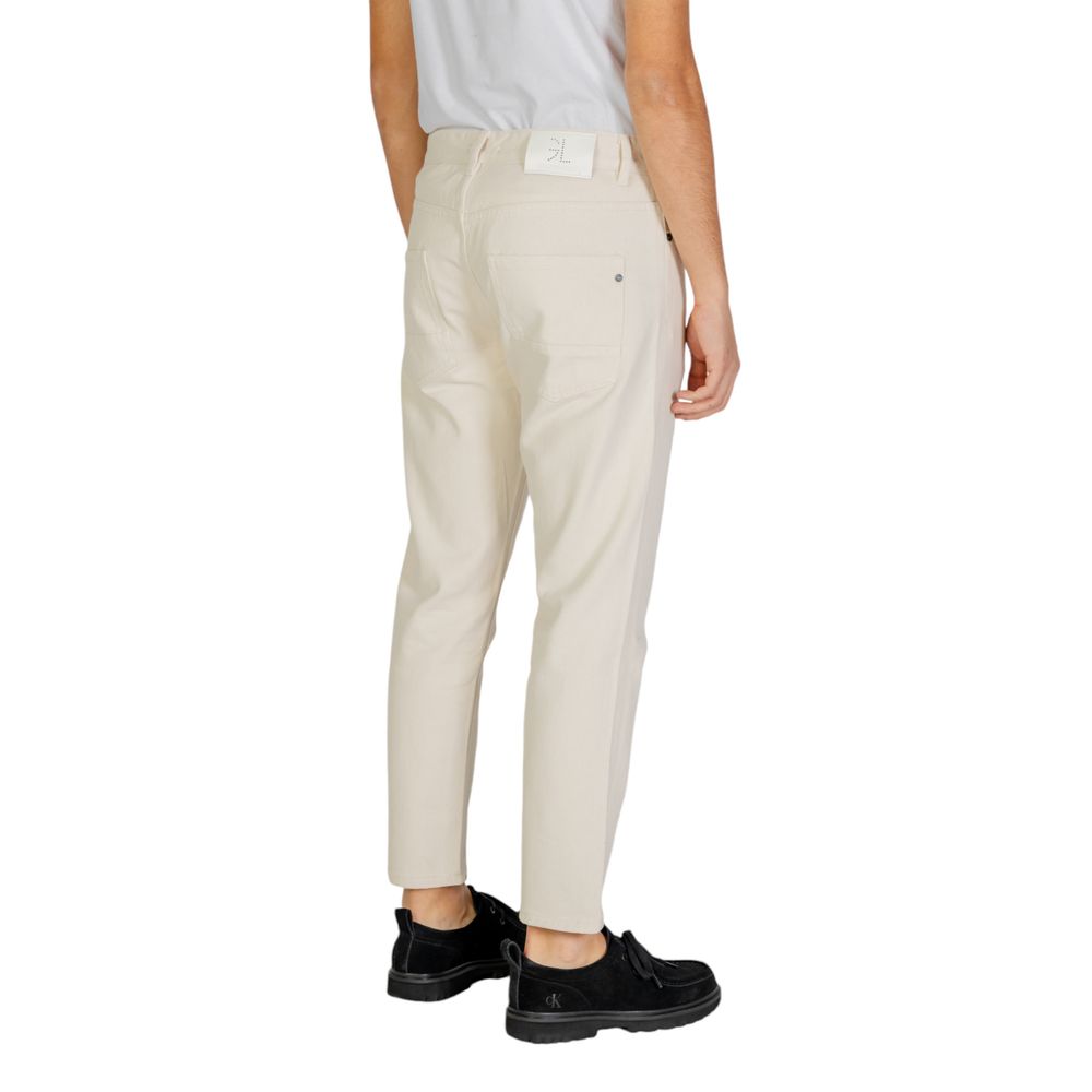 Cream Cotton Jeans & Pant - Stylish Comfort for Every Occasion