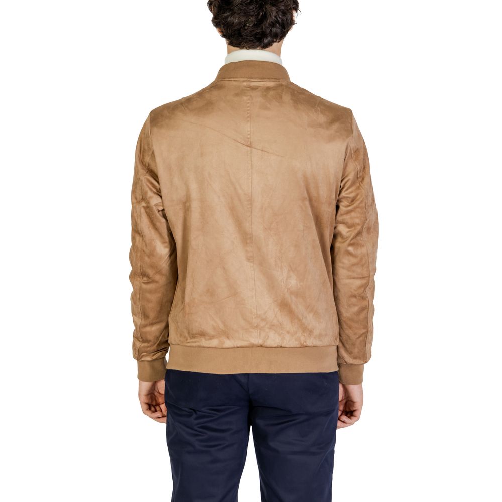 Burberry Beige Polyester Jacket for Men