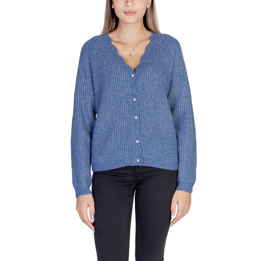 Blue Recycled Polyester Cardigan