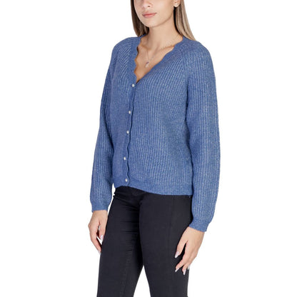 Blue Recycled Polyester Cardigan