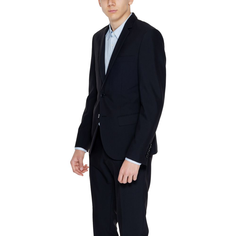 Black Polyester Suit