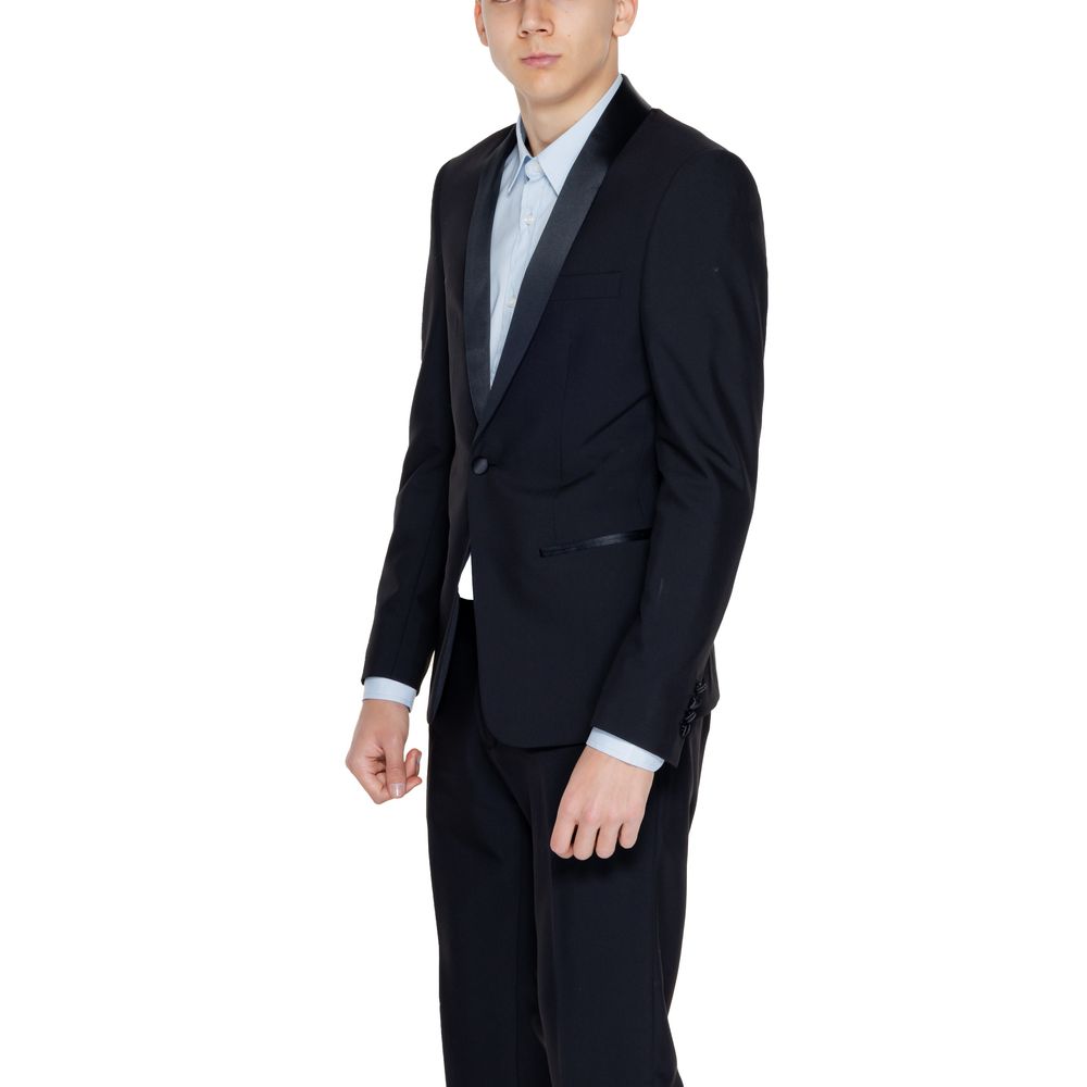 Black Polyester Suit