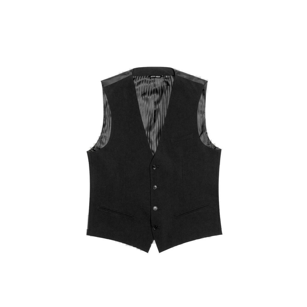 Black Polyester Vest