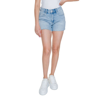 Light Blue Cotton Short