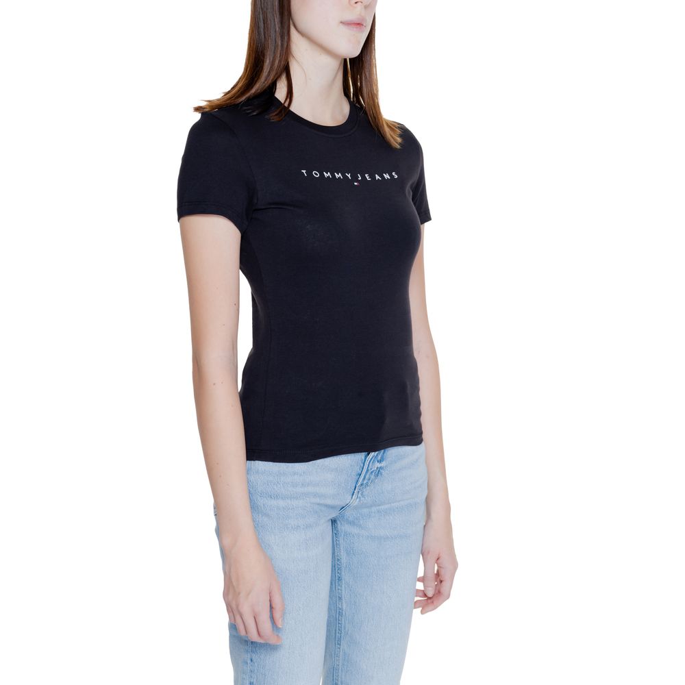 Black Cotton Tops & T-Shirt