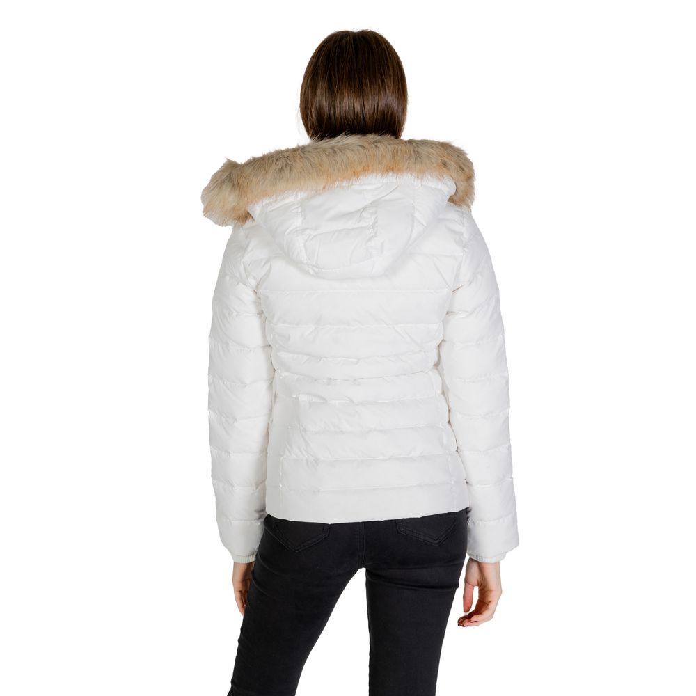 White Recycled Polyester Jackets & Coat