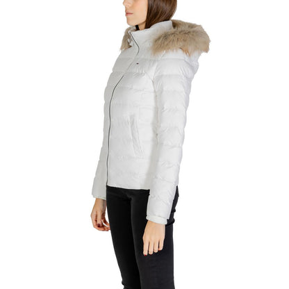 White Recycled Polyester Jackets & Coat