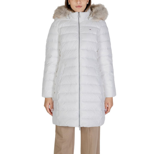 White Recycled Polyester Jackets & Coat