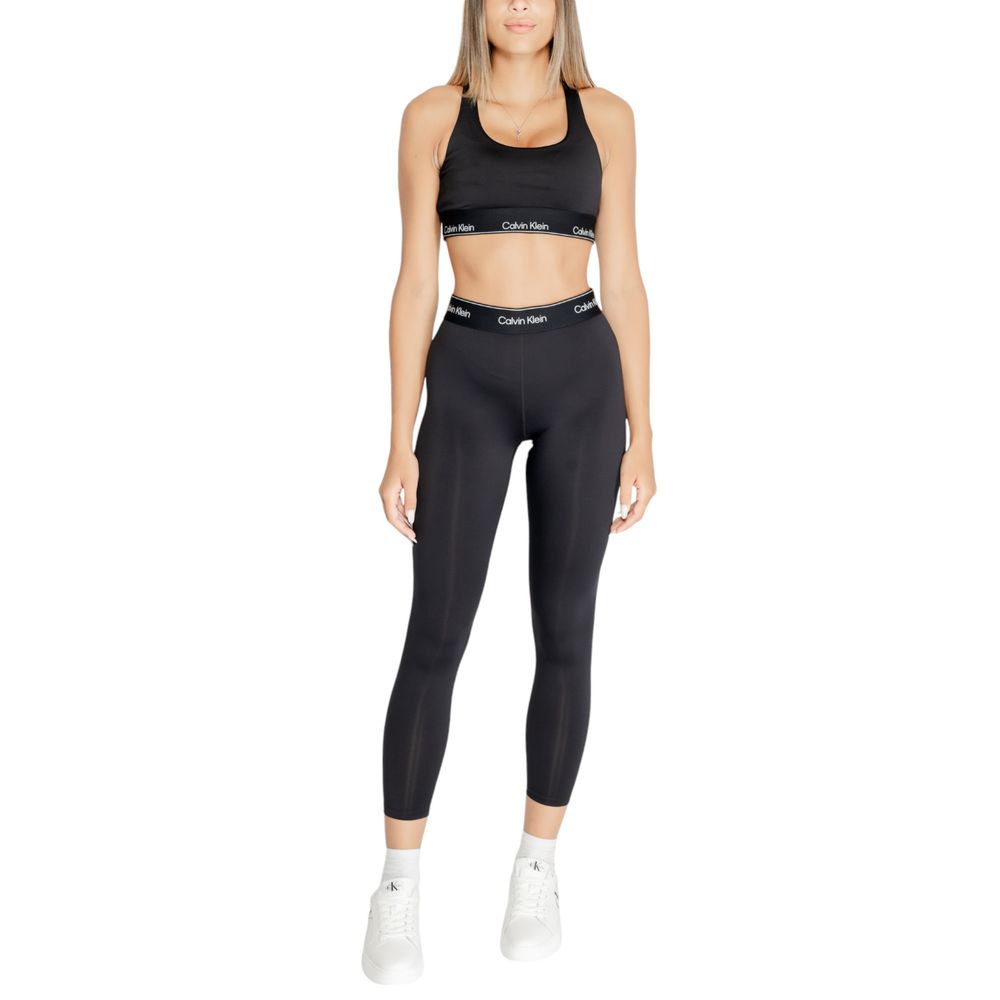 Black Lycra Mix Leggings