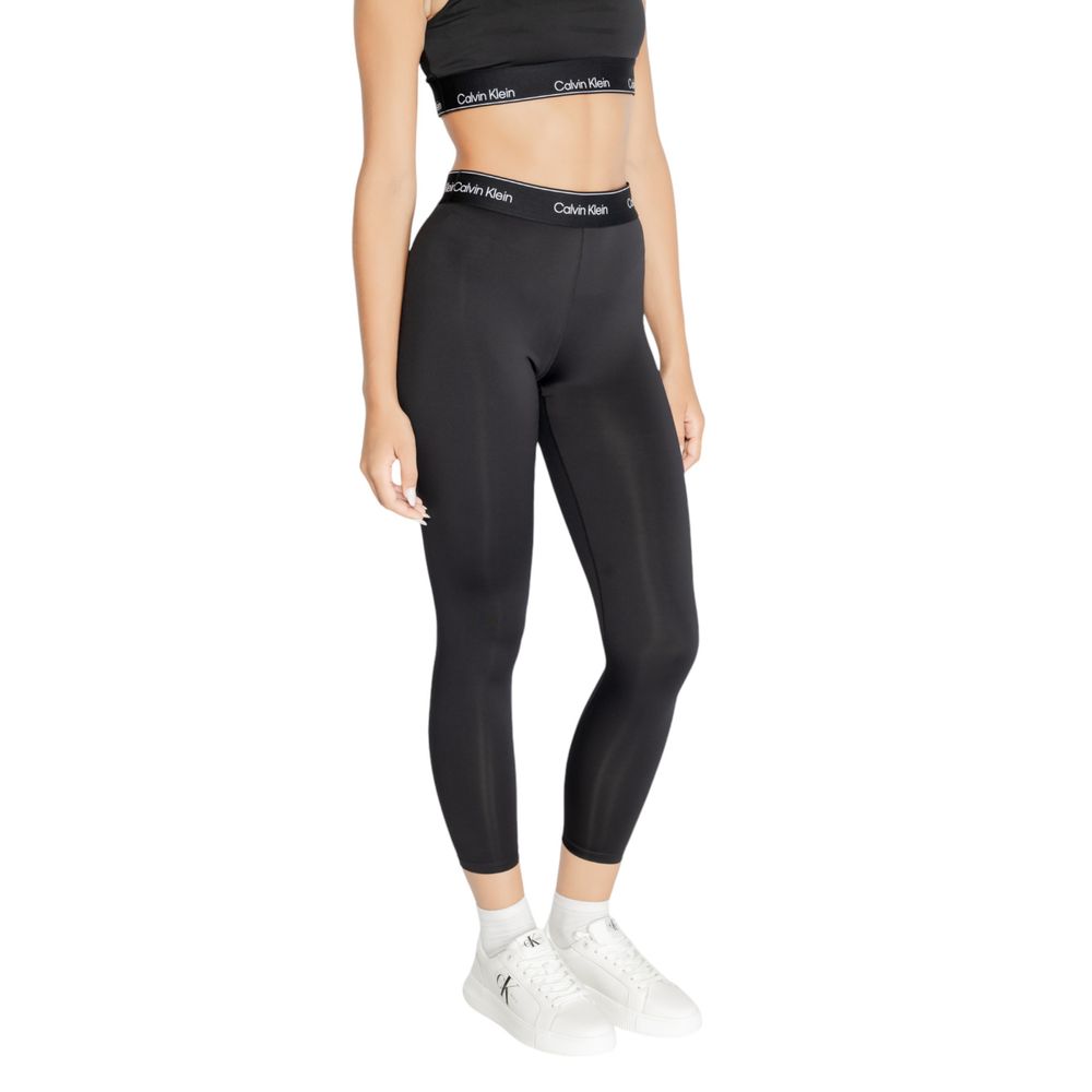 Black Lycra Mix Leggings