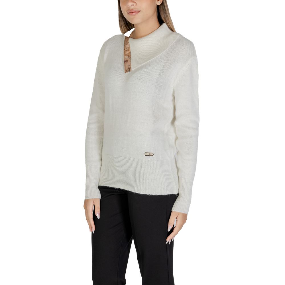 White Viscose Sweater