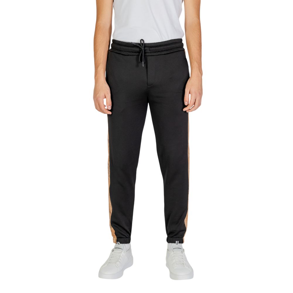 Black Polyester Jeans & Pant