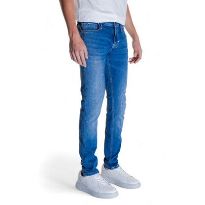 Blue Cotton Jeans & Pant