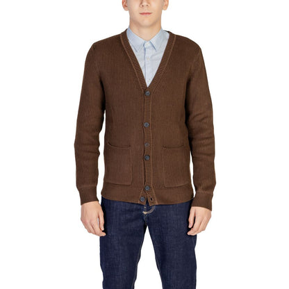 Antony Morato Brown Polyester Cardigan for Men
