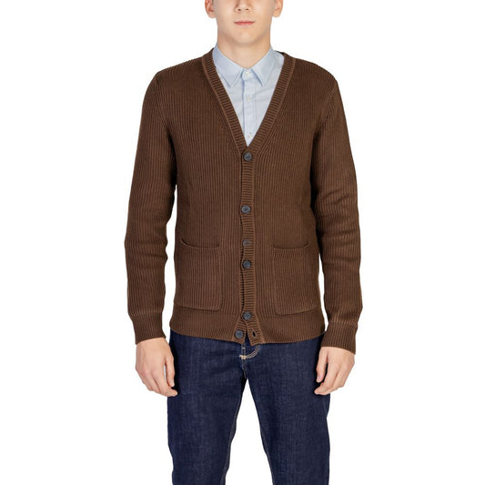 Antony Morato Brown Polyester Cardigan for Men