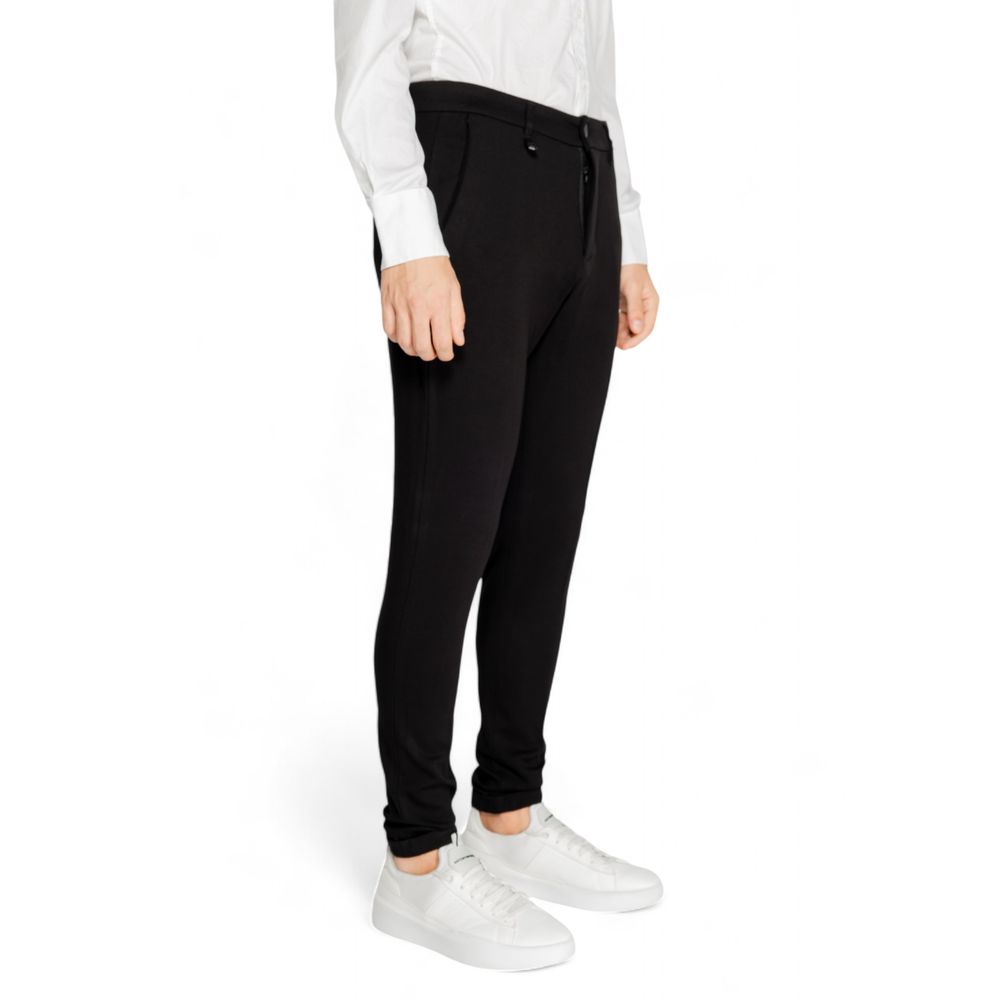 Black Viscose Jeans & Pant