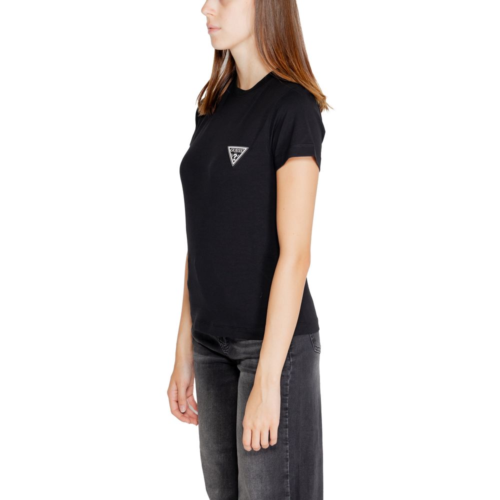 Black Cotton Tops & T-Shirt