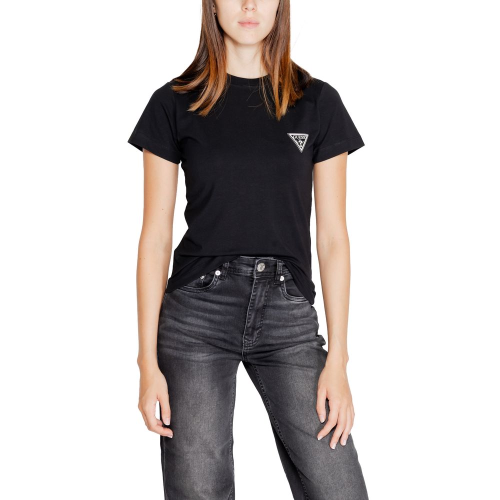 Black Cotton Tops & T-Shirt