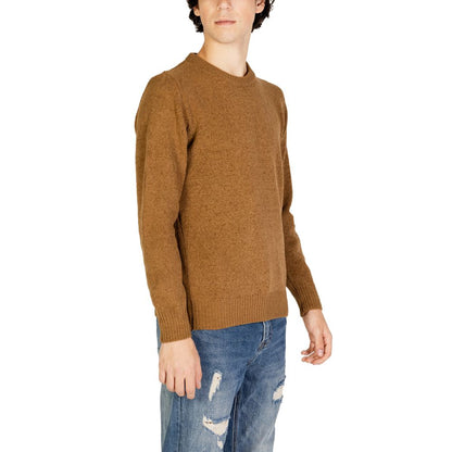 Brown Polyester Sweater