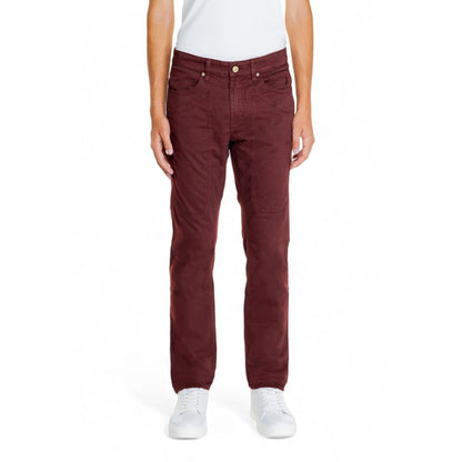 Red Cotton Jeans & Pant