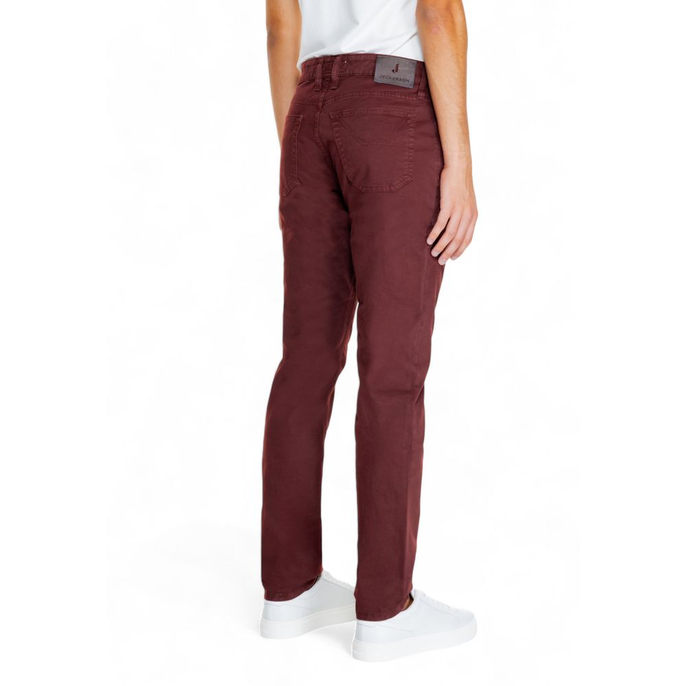 Red Cotton Jeans & Pant