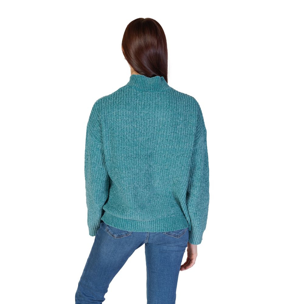 Turquoise Polyester Sweater