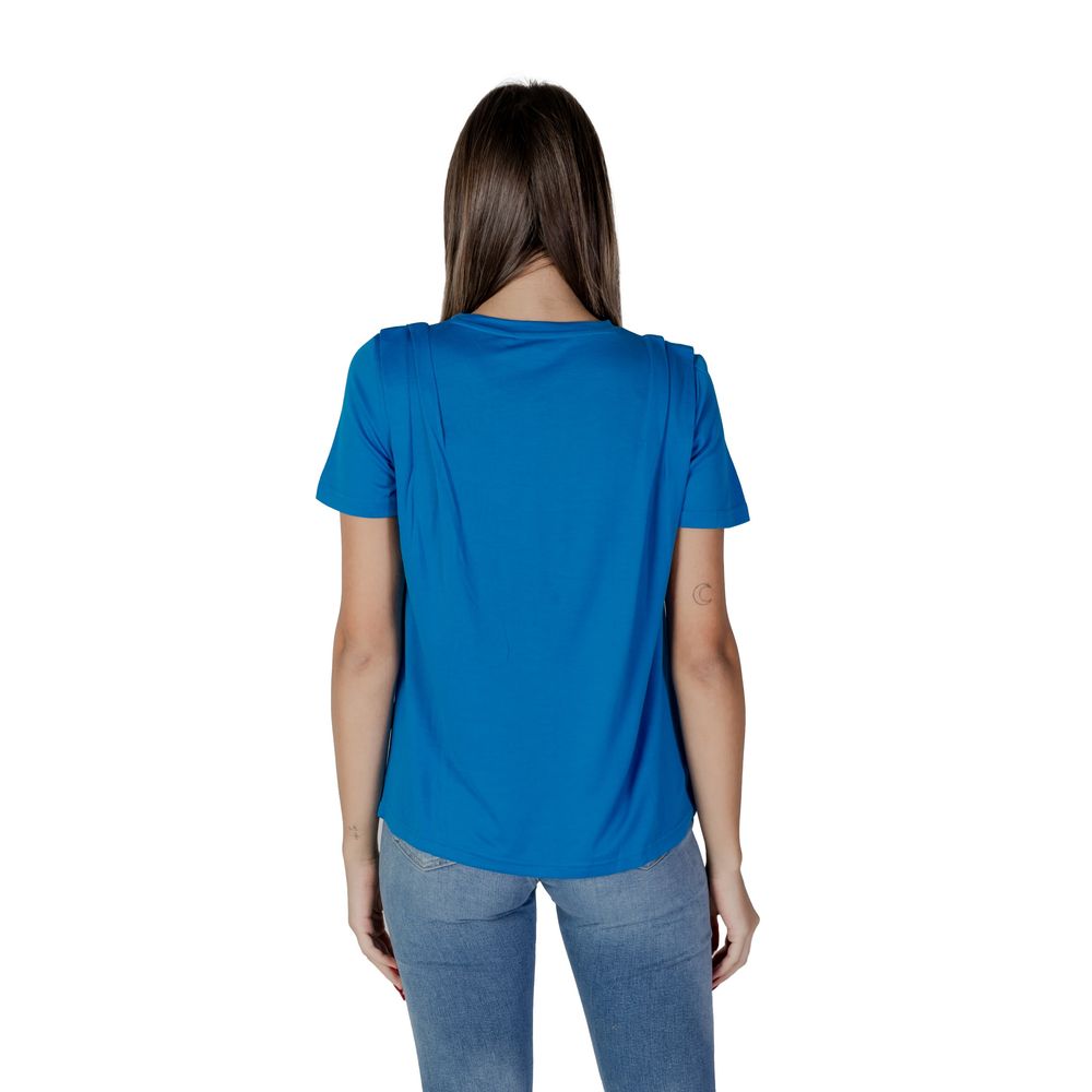 Blue Modal Tops & T-Shirt