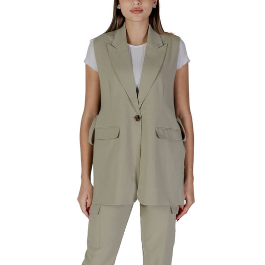 Green Polyester Vest