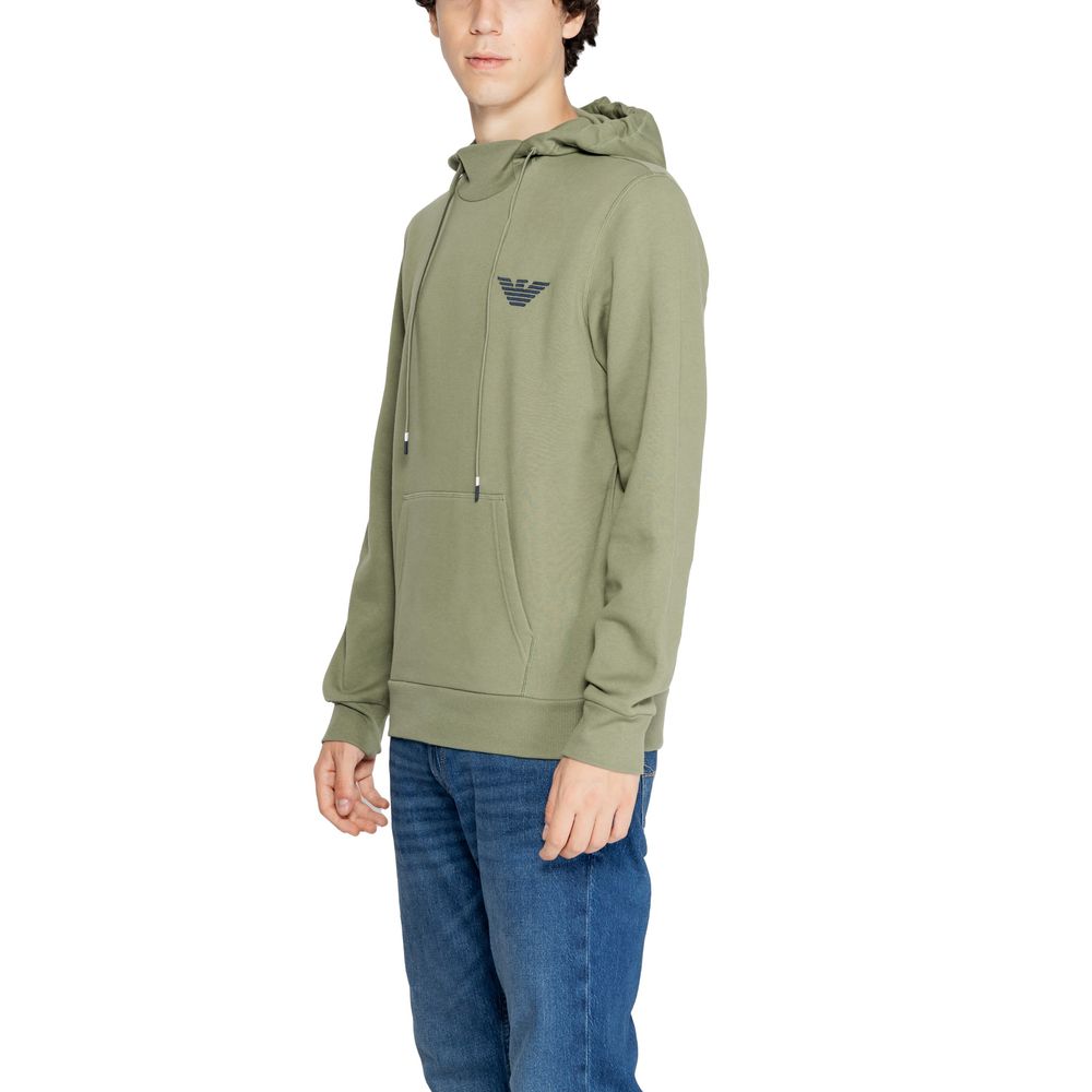 Green Cotton Sweater for Men