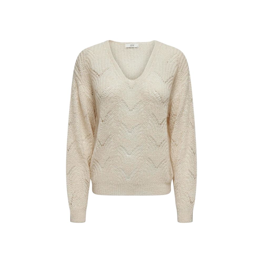 Jacqueline De Yong Cream Marabou Sweatshirt